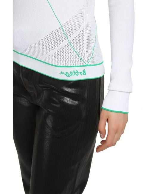 Bottega Veneta White Viscose Blend Sweater