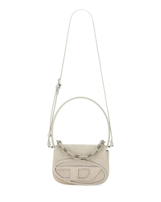 DIESEL White Shoulder Bag "1Dr"