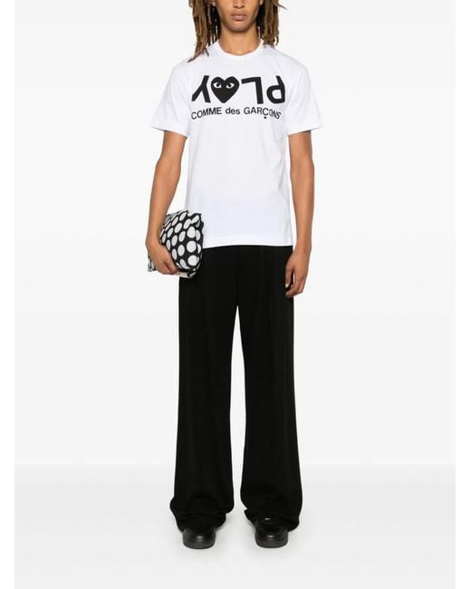 COMME DES GARÇONS PLAY White Cotton T-Shirt