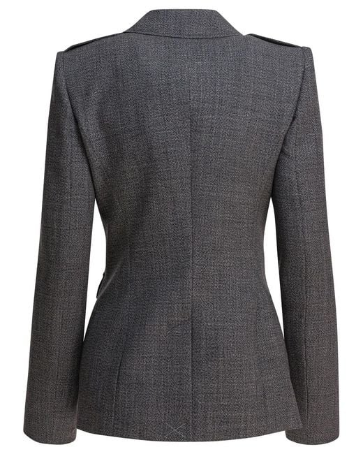 McQueen Black Wool Jacket
