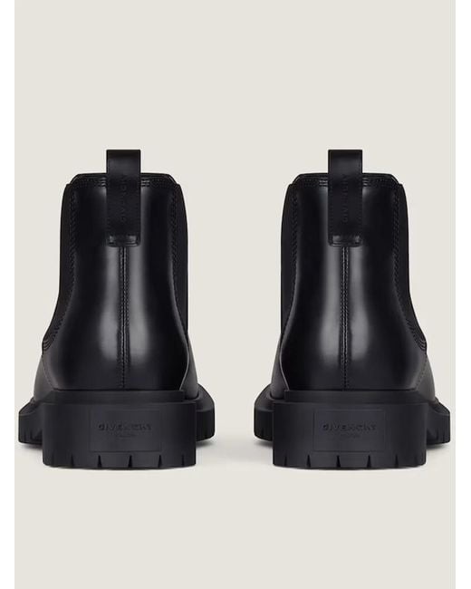 Givenchy Black Leather Boot for men