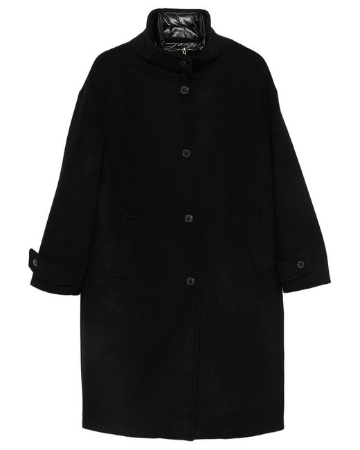 Herno Black Cappotto