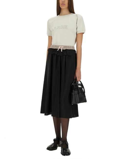 Maison Margiela Gray Short-Sleeved Sweatshirt