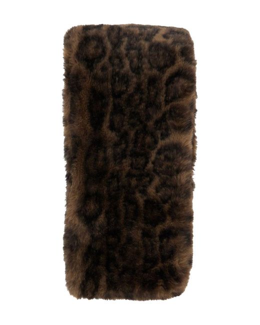 Apparis Black Kai Leopard Scarf