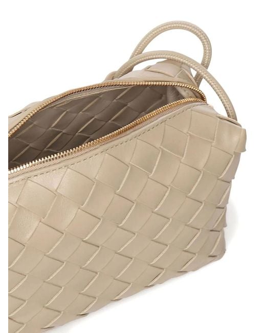Bottega Veneta Natural Woven Mini Shoulder Bag