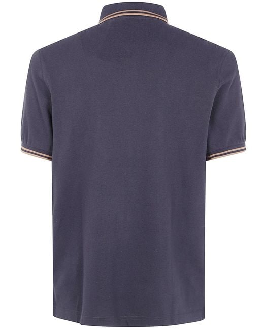 Fred Perry Blue Polo With Logo for men