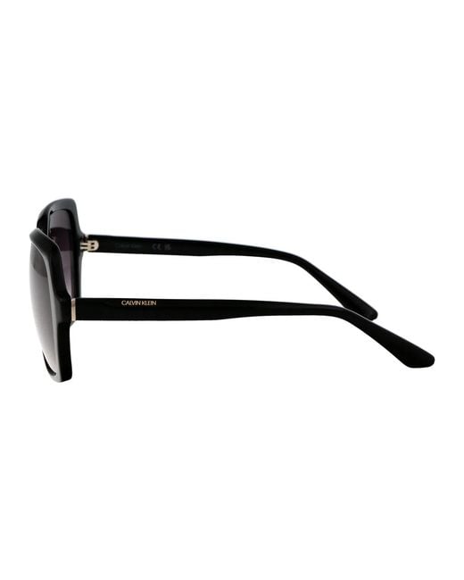 Calvin Klein Black Acetate Sunglasses