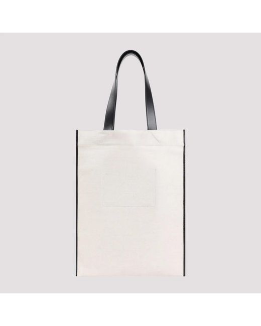 Jil Sander White Stylish Tote Handbag for men