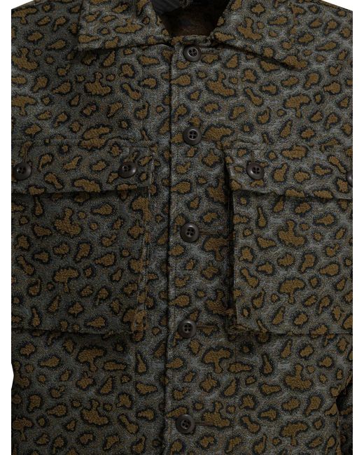 Beams Plus Black Polyester Cotton Jacket for men