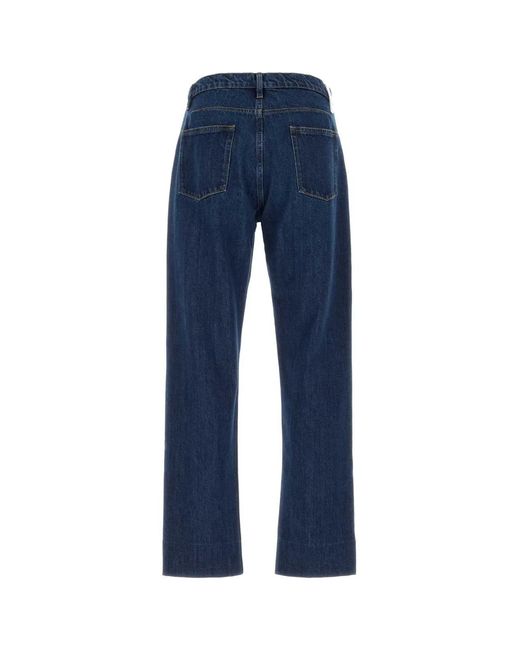 Jil Sander Blue Denim Trouser 6 Treated for men
