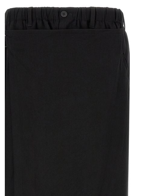 Yohji Yamamoto Black Wallet Pants for men