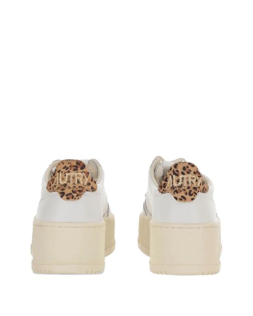 Autry White Sneakers Medalist Platform