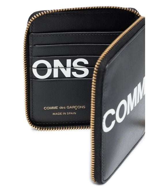 Comme des Garçons Black Wallet Huge Logo Wallet for men