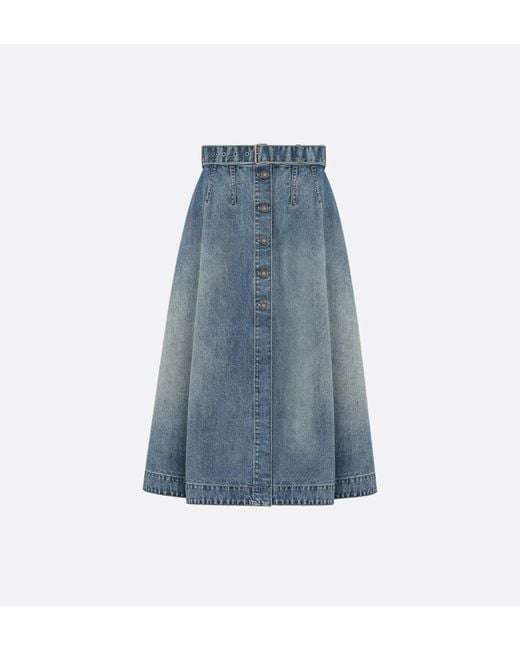 Dior Blue Gonna Midi