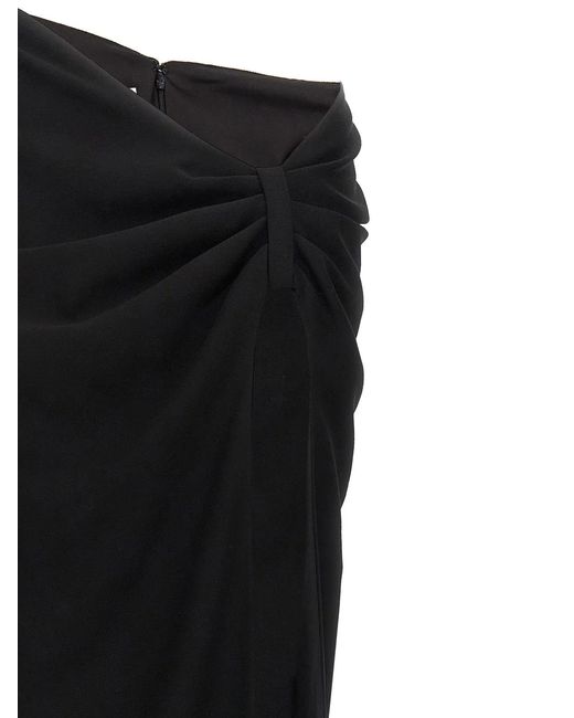 Monot Black 'Torpedo' Long Skirt