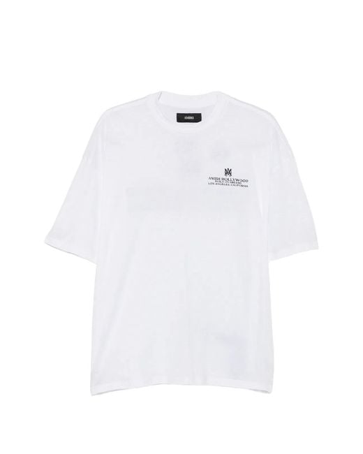 Amiri White Built On Dreams Os Tee for men