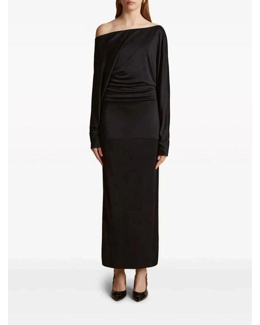 Khaite Black Junet Dress