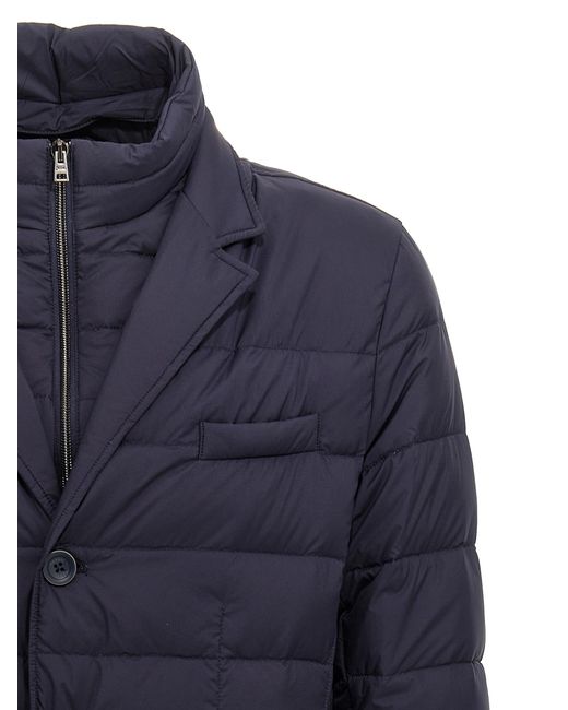 Herno Blue Harness Insert Blazer for men