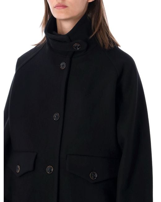 Sessun Black Lee Wooly Short Coat