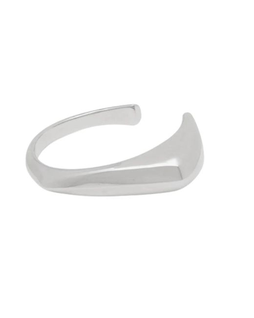 McQueen White Elegant Brass Bijoux Accessory
