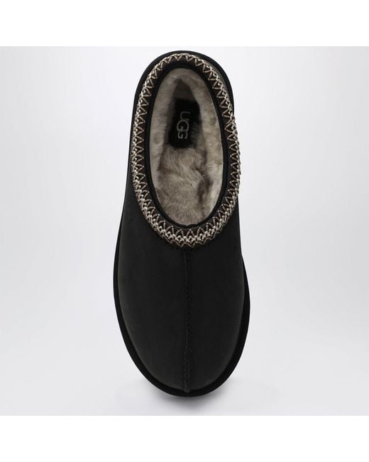 Ugg Black Tasman Nubuck Slipons