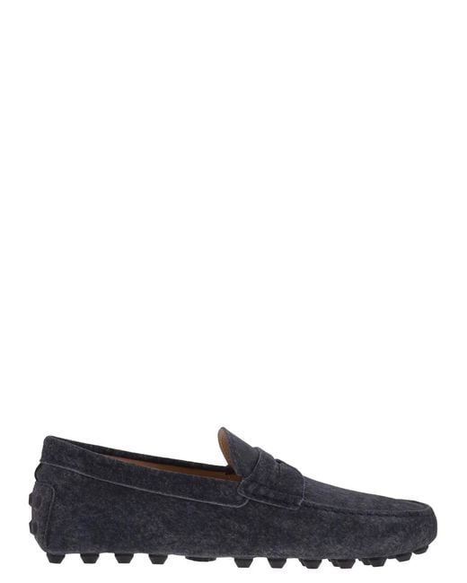 Tod's Blue Gommino Bubble Sole for men