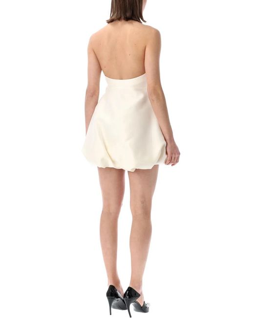 Balenciaga Natural Baloon Mini Dress