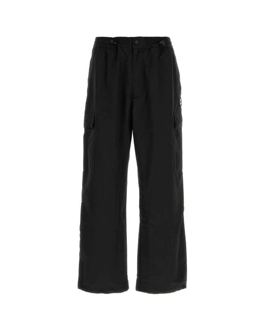 KENZO Black Nylon Blend Cargo Pant for men