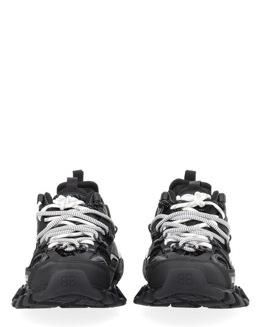 Balenciaga Black "Track" Sneaker With Logo