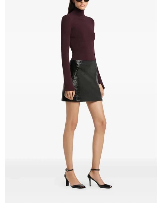 Courreges Black Courregès One Minute Mini-Skirt