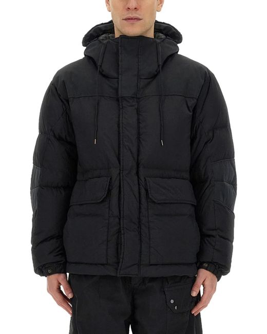 C P Company Black Vail Combo Jacket for men