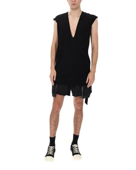 Rick Owens Black "Bauhaus" Shorts for men