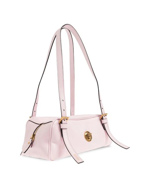 Versace Pink Embleme Small Shoulder