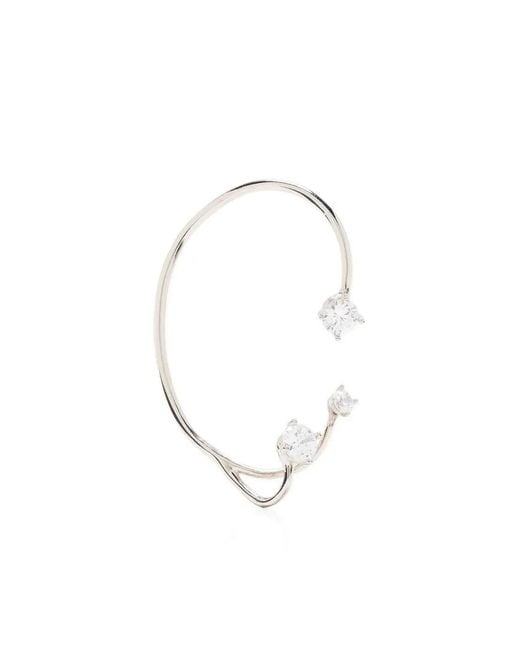 Panconesi White "Three Point" Ear Cuff