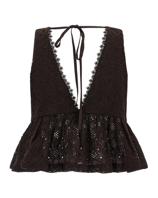 Pinko Black 'Kiersten' Top