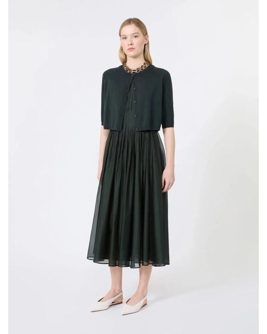 Max Mara Green S Max Mara Stmwally Dress
