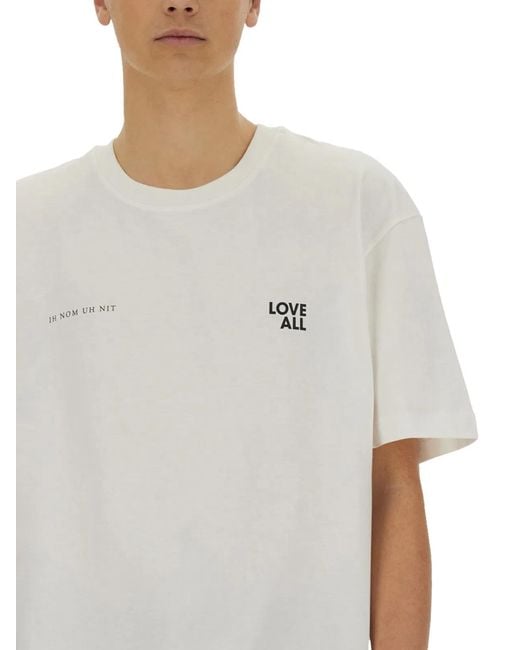 Ih Nom Uh Nit Gray Jesus Love All Print Tshirt for men