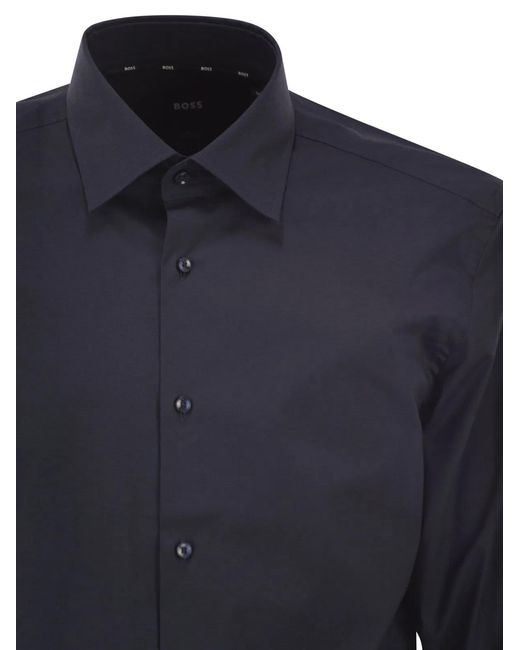 Boss Blue Slim Fit Shirt for men