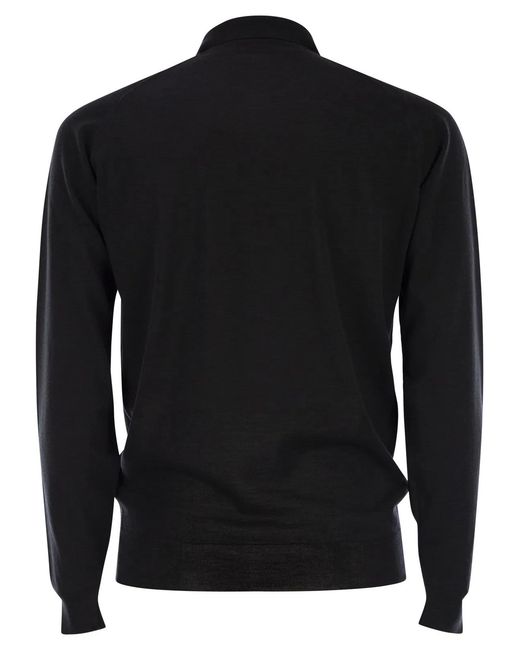 John Smedley Black Belper for men