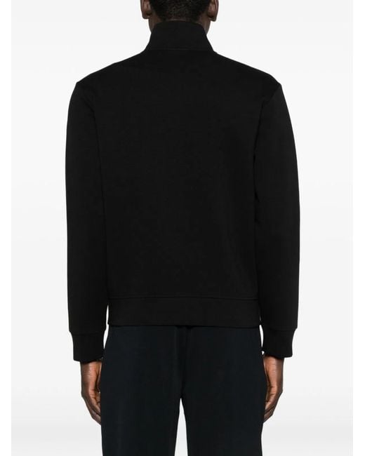 Emporio Armani Black Sweaters Cotton for men