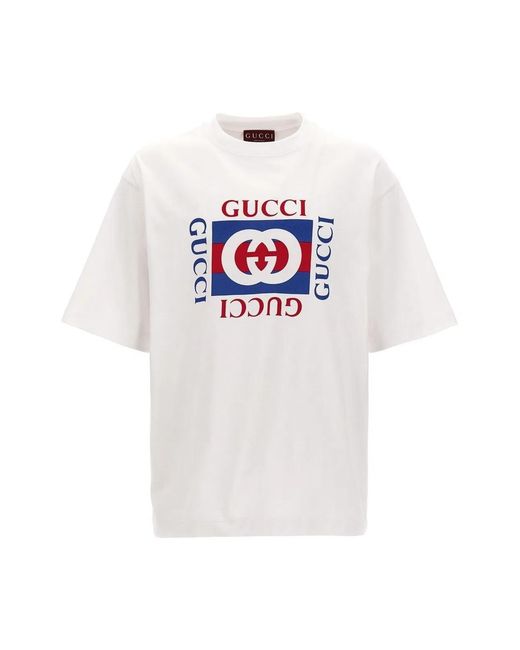 Gucci White T-Shirt With Print for men
