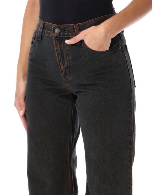 Levi's Black Loose Bootcut Jeans