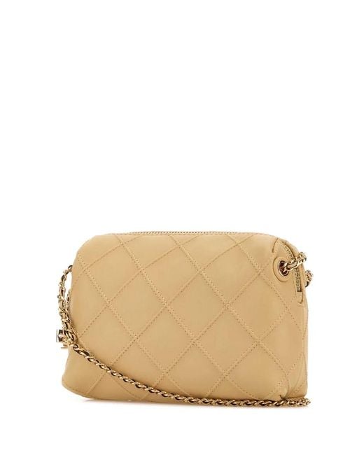 Tory Burch Natural Fleming Camera Bag