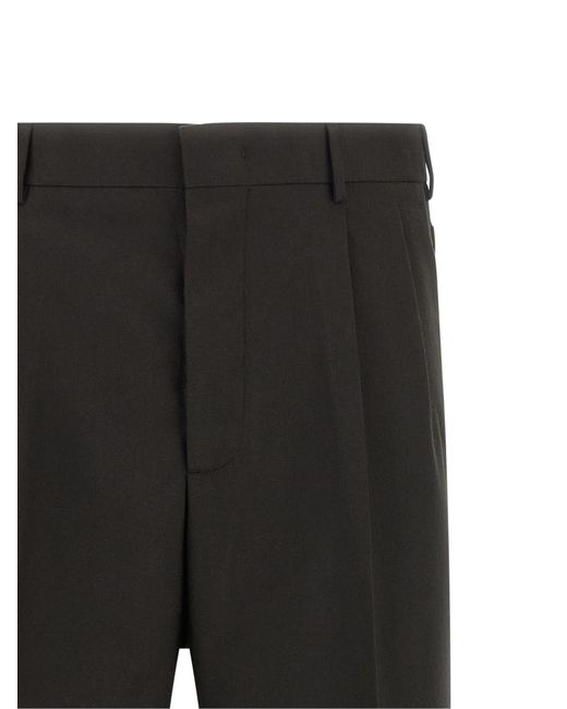 Cellar Door Black Polyester Dress Pants for men
