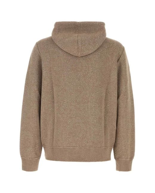 Etro Natural Hoodie for men