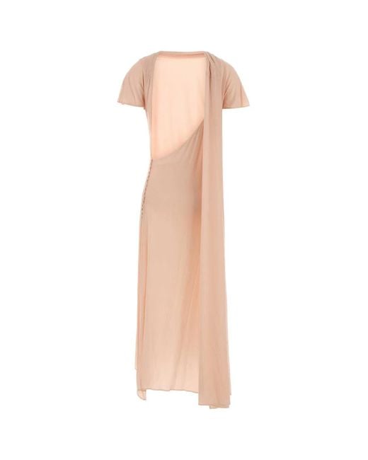 Magda Butrym White Re26Dress05Pink