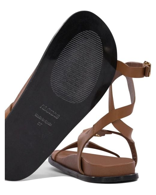 Alohas Brown Cuerolite Sandals