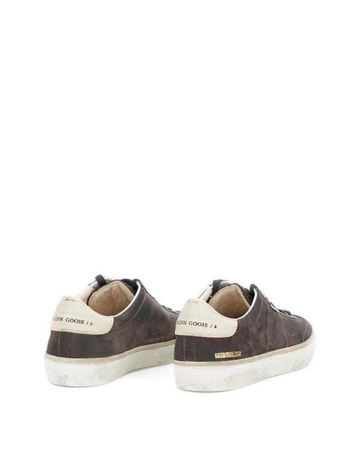Golden Goose Deluxe Brand Brown Soul-Star Leather Sneakers for men