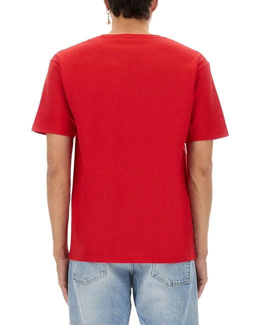 Valentino Red Cotton T-Shirts for men