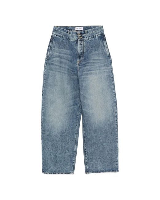 The Attico Blue Denim Cotton Jeans